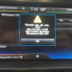 A warning appears with restrictions around the type of image file that can be added to your vehicle's image folder.