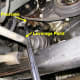 F. Removal of the power steering pump belt