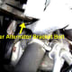 H. Loosening the alternator bracket bolt