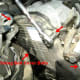 O. Upper timing belt cover removal