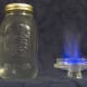 Many thought that if moonshine burned with a blue flame, it was safe. Sadly this isn't true and many were blinded, crippled or killed by the lead contamination often found in the innocent looking mason jars.