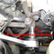 M. Engine mounting bracket bolt removal