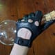 Note that I took this photo when the gloves were brand new—it took a while to break them in so my knuckles fell into the holes properly. It's very typical for gloves to take a while to break in—the only way around this is to buy vintage or inherit.