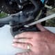 Compressing the calipers
