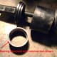 T. Old bearing, with removal tool