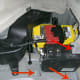 Arrows show the three bolts holding the brake controller in place.