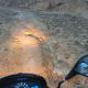 Unpaved roads present a special danger for beginners.