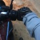 Protective gear in action- gloves, sneakers and long sleeves/pants