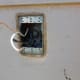 Wire is pulled into the new box, ready for the outlet.