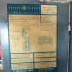 Typical label on the panel, specifying which breakers can be used. Below it is the panel schedule, partially visible, with what each breaker is for handwritten in.