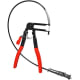 Flexible wire-shaft long reach hose clamp pliers