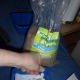 Sow a handful of wheat grass seed on the paper towel.
