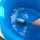 Spread Oil in a Feeding Bowl