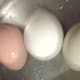 A few of the eggs from our girls that we've enjoyed in a salad.