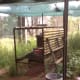 Pen and nesting boxes for full grown poultry
