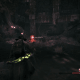 Approaching the Safehouse at the end of the dungeon with the second checkpoint in view.