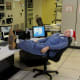 While the rest of us celebrate the holidays, Bob's back at the power plant control room ensuring that everything is up and running as it should be. Z-z-z-z-z.