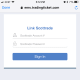 Enter the username and password associated with the brokerage firm you want to link with the Yahoo Finance app, and then tap the blue "Sign In" button.