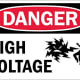 the sign warning you of the electric fence