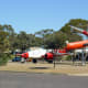 Displays at Woomera Missile Park.