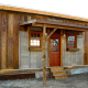 RS's cabins scream rustic living. Many of the elements used are sourced from 80-100 year old barns and other buildings.