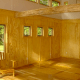 The sparse, but warm and bright interior, leave a lot of options open for homeowners with an eye towards decoration.
