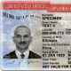 This is a sample Employment Authorization Card (not an actual card).