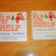 The Elf on the Shelf hardcover book ($1.77) and the paperback workbook (77 cents) but 25% discount.