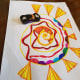 Toy car entering a spiral I drew with markers. Play has often led to world-changing discoveries.
