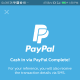 PayPal会通知你，你已经成功地将你的余额转移到Gcash。
