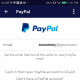 您将被要求输入您的PayPal电子邮件地址。一旦你这样做了，选择“继续”;在右上角。