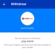 Review the amount just to make sure that you are withdrawing the right amount. Press "Confirm."