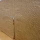 . . . and the outside. We cut the door frame before gluing the paper on for smooth edges.