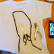 The supplies to make Jake the Pirate's shirt.