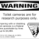 This will get a reaction, but only if they stop to read it in the stall.