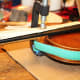 Clamping the neck with a C-clamp