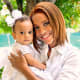 Tamyra in recent days, with daughter, Siena.