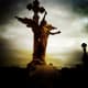 Stone faced angel, statue of grey, stand tall among us and lead us away.