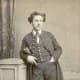 Gabriel Faure (1845 - 1924) in the uniform of a student at the Ecole Niedermeyer