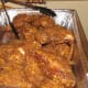 On the menu was delicious fried chicken.