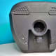 Bottom view. This speaker can be mounted to a stand