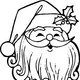 Online Printable of Santa