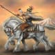 Odin astride his 8-legged horse Sleipnir
