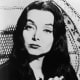 Carolyn Jones as Morticia in the mid 1960s
