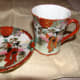 Geisha teacup by unknown maker