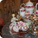 What a gorgeous tea setting for the main table at a Victorian Themed Tea Party!