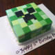Minecraft creeper cake