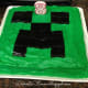 Minecraft Creeper Cake