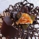 Beautiful chocolate decorations.