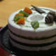 Delicious fruit tops this elegant cake.